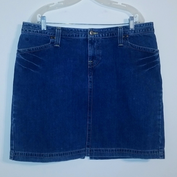 Tommy Hilfiger woman blue denim size 14 skirt - Picture 6 of 17